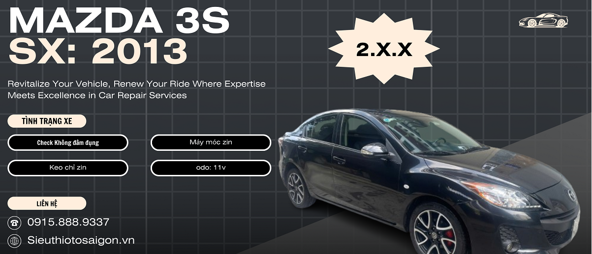 Mazda 3s 2013 giá chỉ 2xx